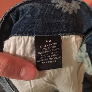 Flower design shorts